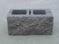 Blocco splittato esterno 20x20x40
